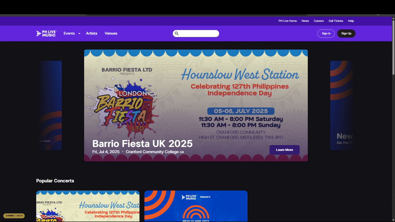 PH Live Music screenshot